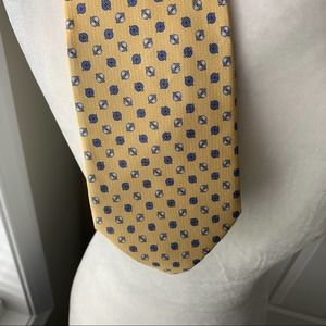 Ken Scott Silk Yellow Mens Tie